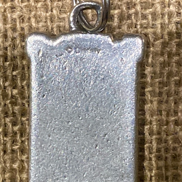 DISNEY NIGHTMARE BEFORE CHRISTMAS JACK SKELLINGTON PEWTER KEYCHAIN/PENDANT - Picture 7 of 7